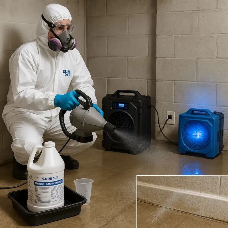 Sanitization and Odor Removal process in Woodbine, IA