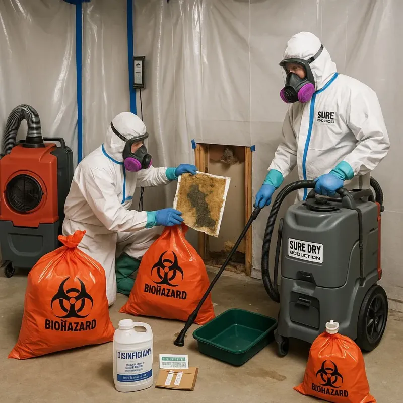 Contaminated Water Handling Protocols process in Woodbine, IA