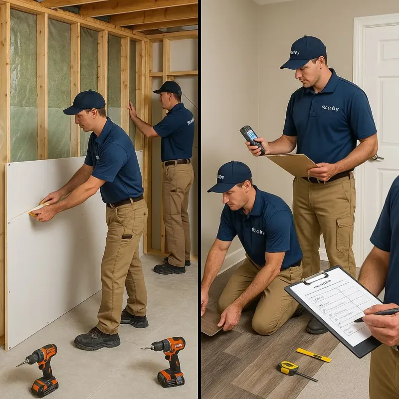 Repairs and Reconstruction process in Woodbine, IA